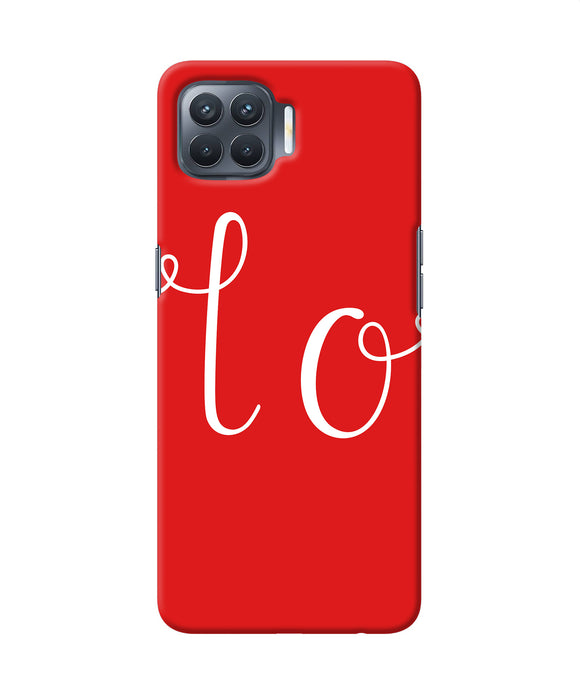 Love One Oppo F17 Pro Back Cover