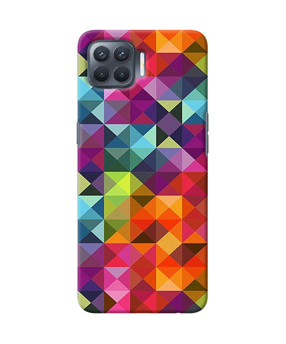 Abstract Triangle Pattern Oppo F17 Pro Back Cover