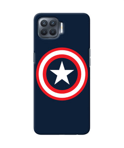 Captain America Logo Oppo F17 Pro Back Cover