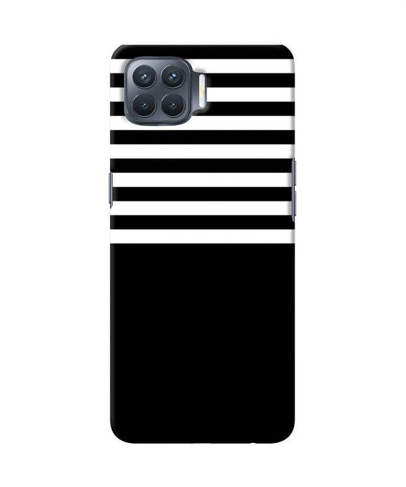 Black And White Print Oppo F17 Pro Back Cover