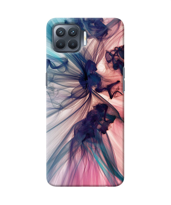 Abstract Black Smoke Oppo F17 Pro Back Cover