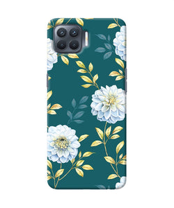 Flower Canvas Oppo F17 Pro Back Cover