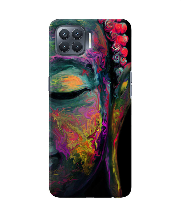 Buddha Face Painting Oppo F17 Pro Back Cover