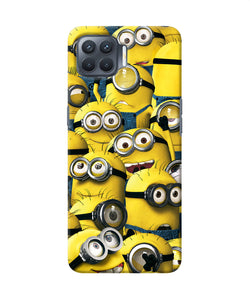 Minions Crowd Oppo F17 Pro Back Cover