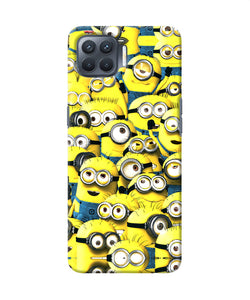 Minions Mini Crowd Oppo F17 Pro Back Cover