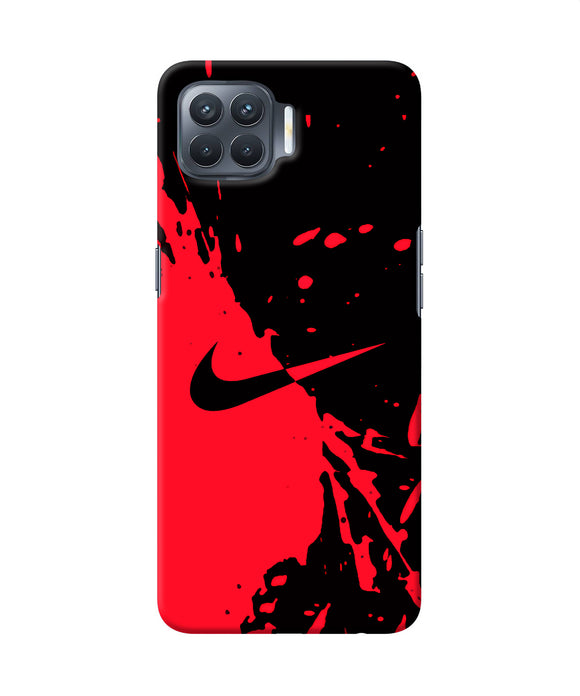 Nike Red Black Poster Oppo F17 Pro Back Cover