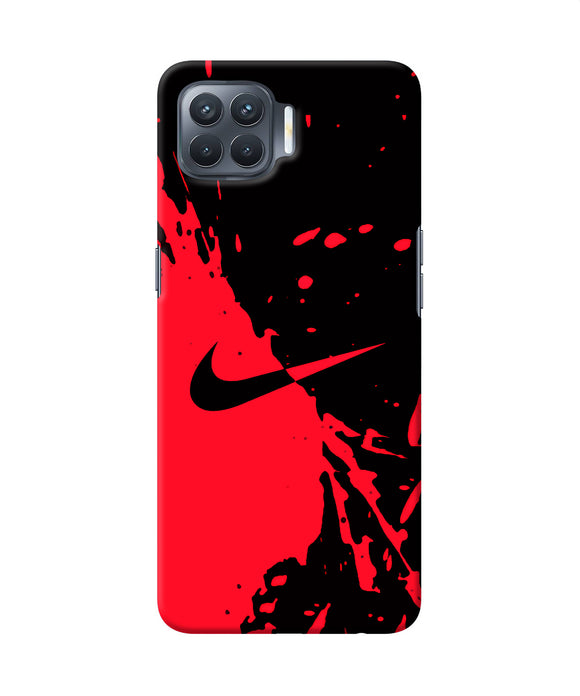 Nike Red Black Poster Oppo F17 Pro Back Cover Case Online at Best