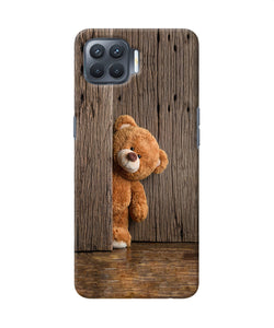 Teddy Wooden Oppo F17 Pro Back Cover