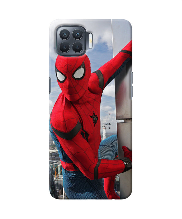 Spiderman On The Wall Oppo F17 Pro Back Cover