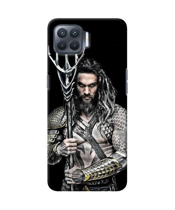 Aquaman Trident Black Oppo F17 Pro Back Cover