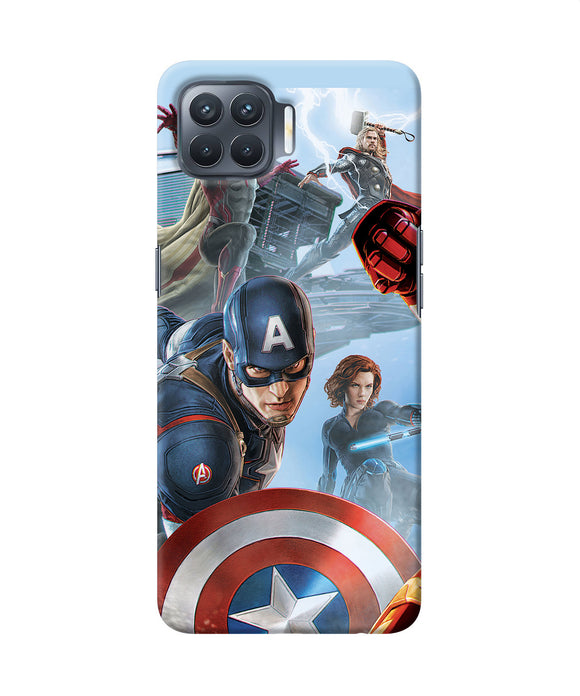 Avengers On The Sky Oppo F17 Pro Back Cover