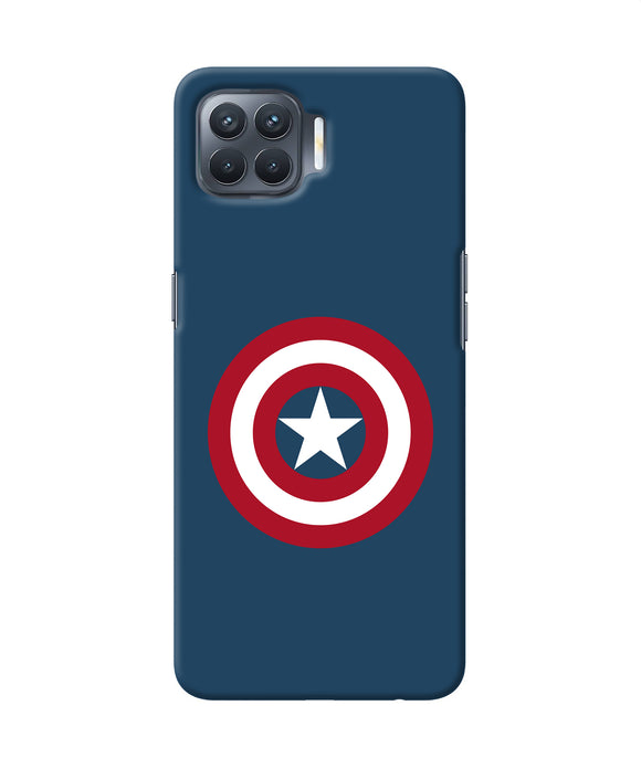 Captain America Logo Oppo F17 Pro Back Cover