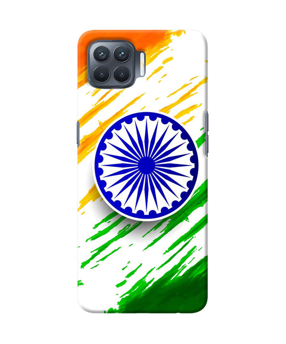 Indian Flag Colors Oppo F17 Pro Back Cover