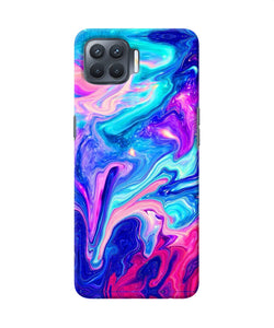 Abstract Colorful Water Oppo F17 Pro Back Cover