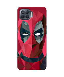 Abstract Deadpool Full Mask Oppo F17 Pro Back Cover