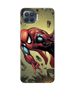 Spiderman On Sky Oppo F17 Pro Back Cover