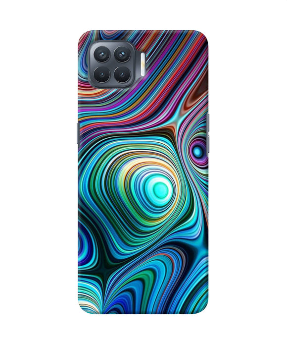 Abstract Coloful Waves Oppo F17 Pro Back Cover