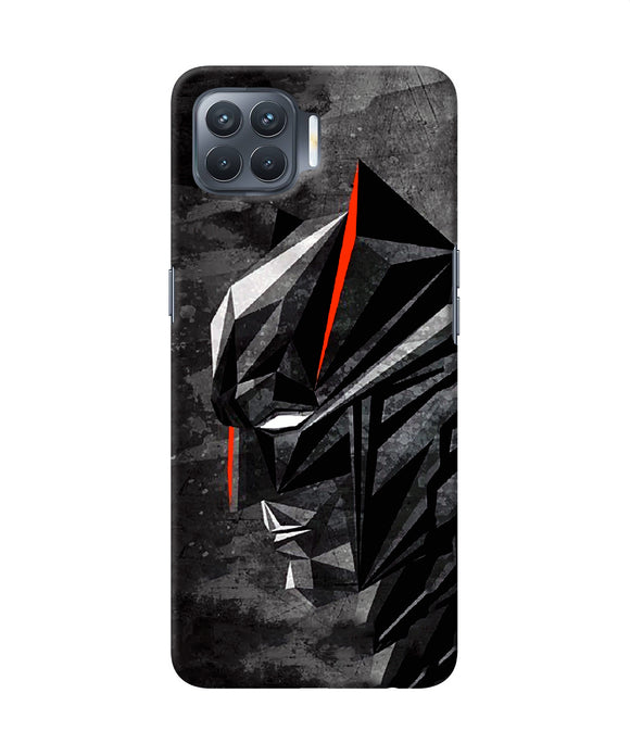 Batman Black Side Face Oppo F17 Pro Back Cover