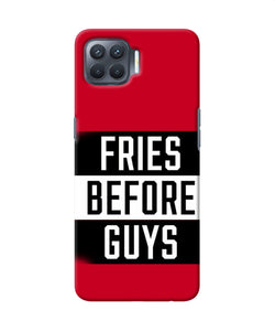 Fries Before Guys Quote Oppo F17 Pro Back Cover