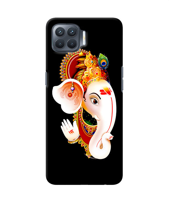 Lord Ganesh Face Oppo F17 Pro Back Cover