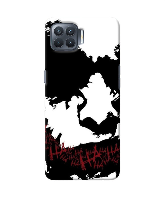 Black And White Joker Rugh Sketch Oppo F17 Pro Back Cover