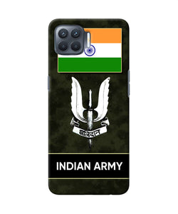 Indian Flag Balidan Logo Oppo F17 Pro Back Cover