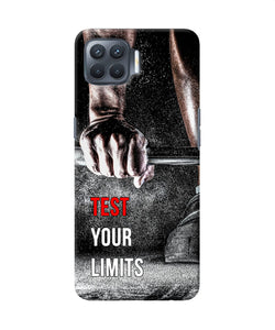 Test Your Limit Quote Oppo F17 Pro Back Cover