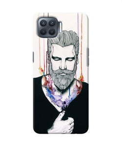 Beard Man Character Oppo F17 Pro Back Cover