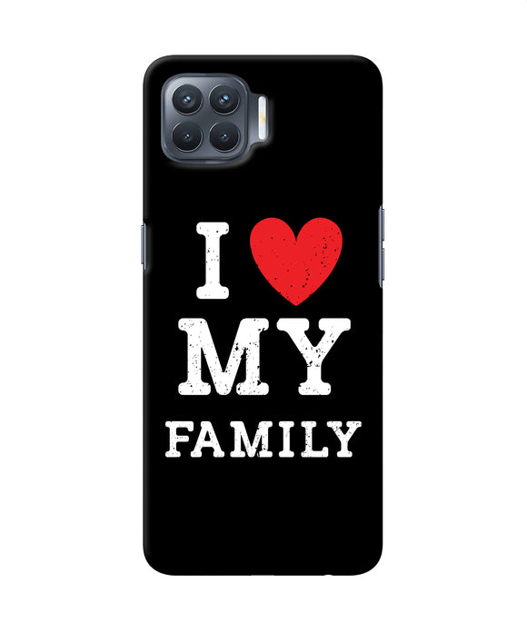 I Love My Family Oppo F17 Pro Back Cover