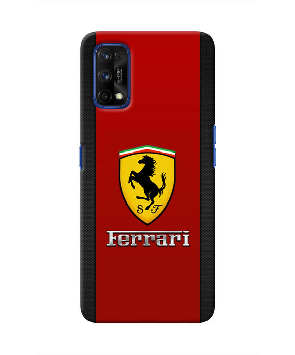 Ferrari Abstract Maroon Realme 7 Pro Real 4D Back Cover