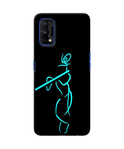 Lord Krishna Sketch Realme 7 Pro Back Cover