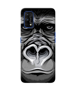 Black Chimpanzee Realme 7 Pro Back Cover