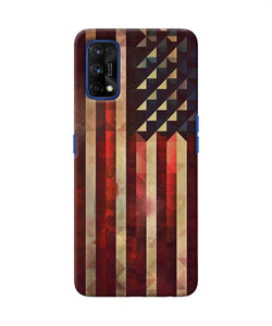 Vintage Us Flag Realme 7 Pro Back Cover