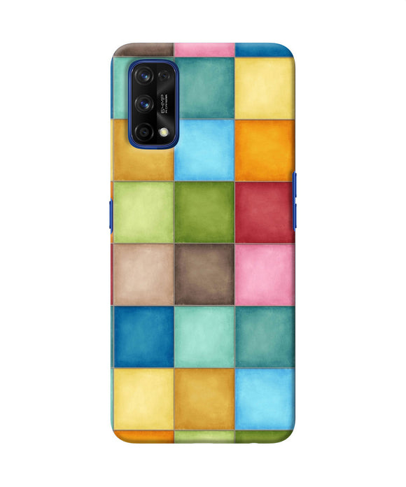 Abstract Colorful Squares Realme 7 Pro Back Cover