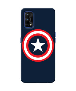 Captain America Logo Realme 7 Pro Back Cover