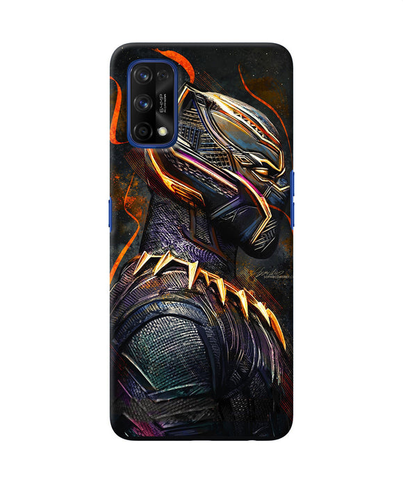 Black Panther Side Face Realme 7 Pro Back Cover