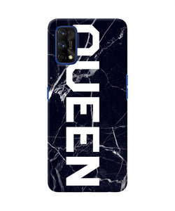 Queen Marble Text Realme 7 Pro Back Cover