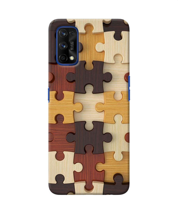 Wooden Puzzle Realme 7 Pro Back Cover