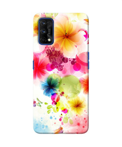 Flowers Print Realme 7 Pro Back Cover