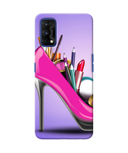 Makeup Heel Shoe Realme 7 Pro Back Cover