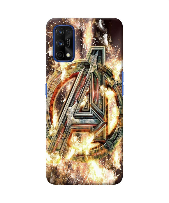 Avengers Burning Logo Realme 7 Pro Back Cover