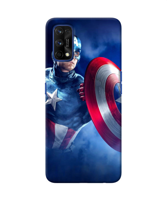 Captain America On Sky Realme 7 Pro Back Cover