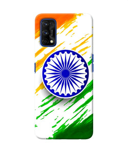 Indian Flag Colors Realme 7 Pro Back Cover