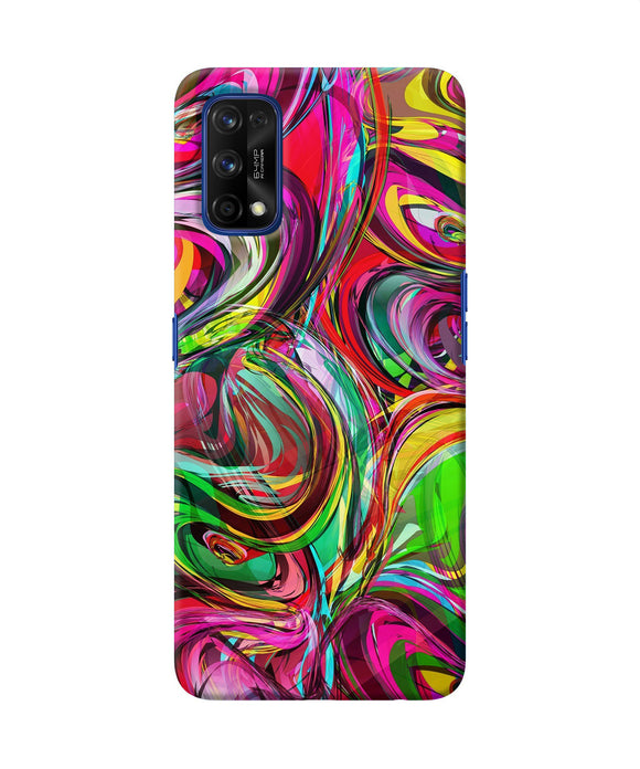 Abstract Colorful Ink Realme 7 Pro Back Cover