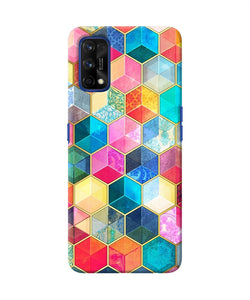 Abstract Color Box Realme 7 Pro Back Cover