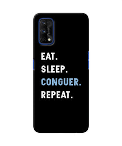 Eat Sleep Quote Realme 7 Pro Back Cover