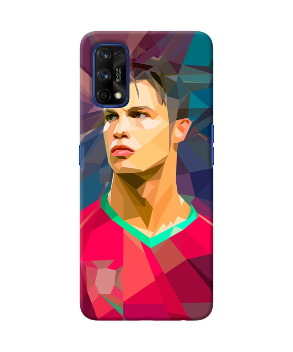 Abstract Ronaldo Realme 7 Pro Back Cover