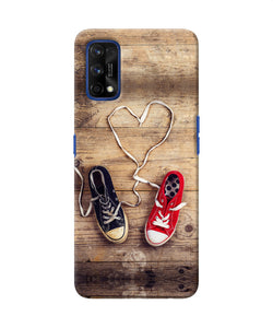 Shoelace Heart Realme 7 Pro Back Cover