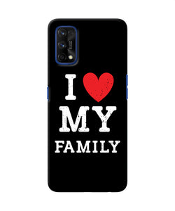 I Love My Family Realme 7 Pro Back Cover