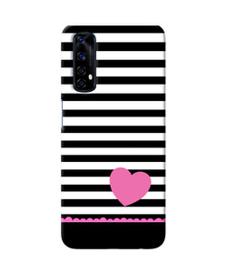 Abstract Heart Realme 7 Back Cover